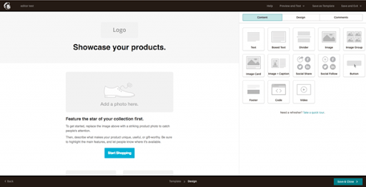 MailChimp Showcase Your Products
